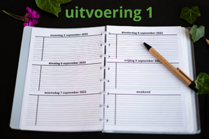 Agenda voor leerkrachten uitvoering 1