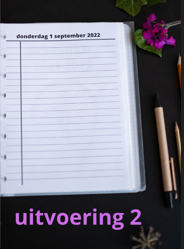 Agenda voor leerkrachten uitvoering 2